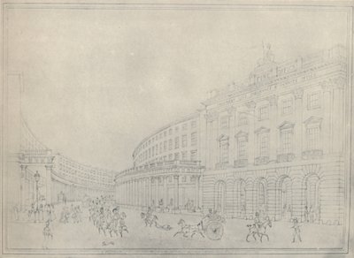 Kvadrant, Regent Street, 1822, 1920 od Thomas Hosmer Shepherd