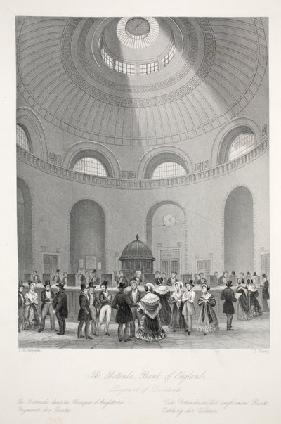 Rotunda v Bank of England, z hospody 