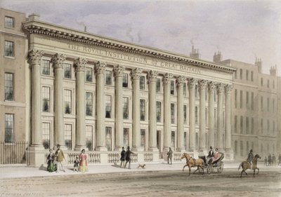 Královská instituce Velké Británie, Albemarle Street, c.1838 od Thomas Hosmer Shepherd