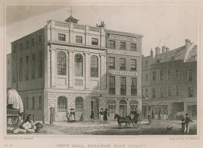 Radnice, Borough High Street, Southwark, Londýn od Thomas Hosmer Shepherd