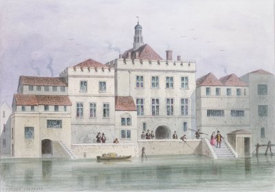 Pohled na Old Fishmongers Hall, 1650 od Thomas Hosmer Shepherd