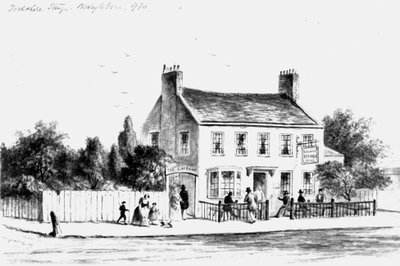 Pohled na Yorkshire Stingo Public House v Paddington, 1860-1859 (kresba) od Thomas Hosmer Shepherd