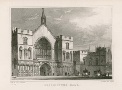 Westminster Hall od Thomas Hosmer Shepherd