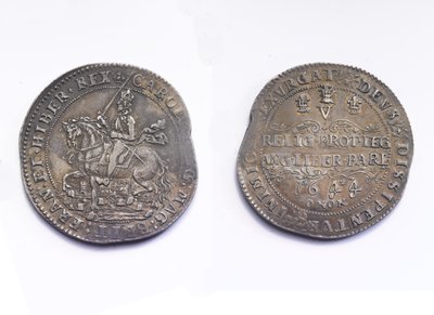 Oxfordská koruna, 1644 (kov) od Thomas J. Rawlins