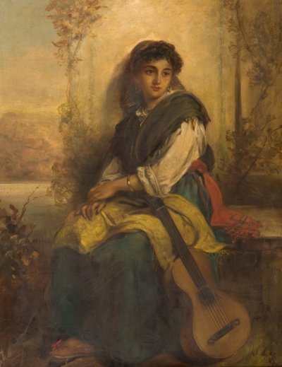 Minstrel z baskických provincií od Thomas Kent Pelham