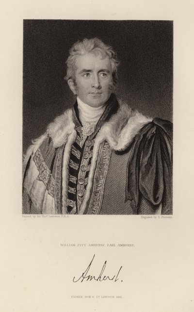 hrabě Amherst od Thomas Lawrence