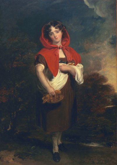 Emily Anderson: Červená Karkulka, kolem roku 1821 od Thomas Lawrence
