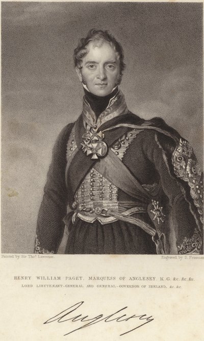 Polní maršál Henry Paget od Thomas Lawrence