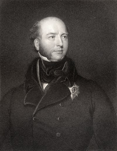 Francis Charles Seymour Conway, 3. markýz z Hertfordu a Yarmouthu, vyrytý Williamem Hollem, z 