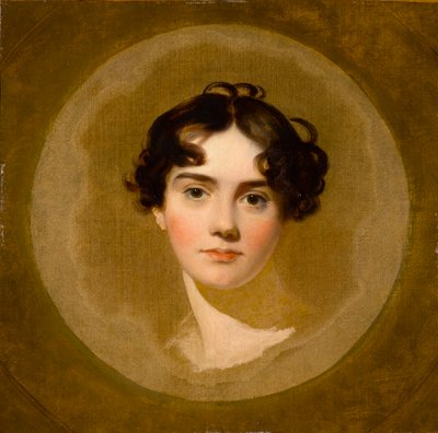 Hlava dívky, konec 18.-začátek 19. století (olej na plátně) od Thomas Lawrence