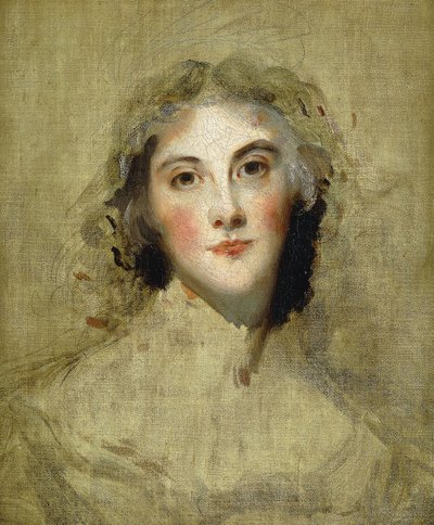 Hlava dámy, od Thomas Lawrence
