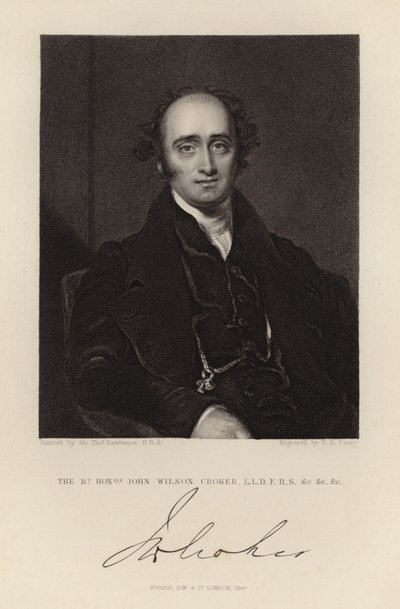 John Wilson Croker od Thomas Lawrence