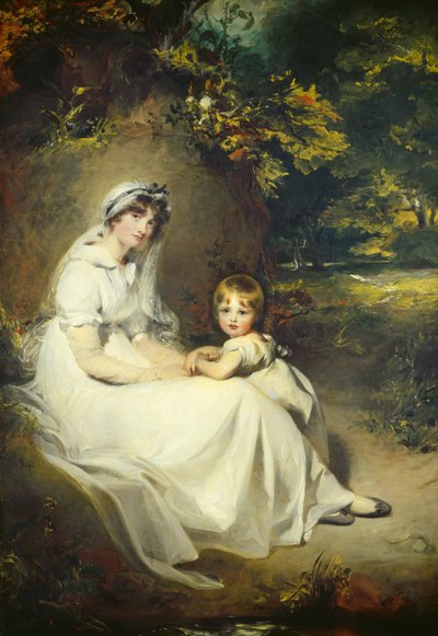 Lady Mary Templetown a její syn, 1802 od Thomas Lawrence