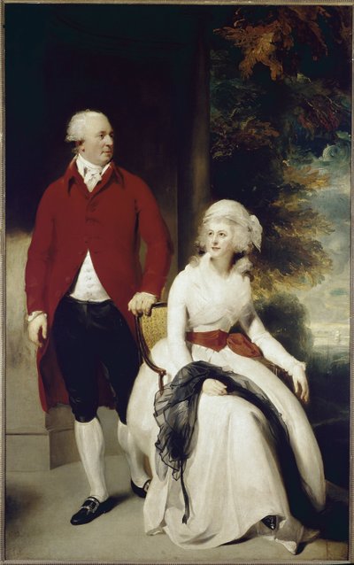 Pan a paní John Julius Angerstein (olej na plátně od Thomas Lawrence
