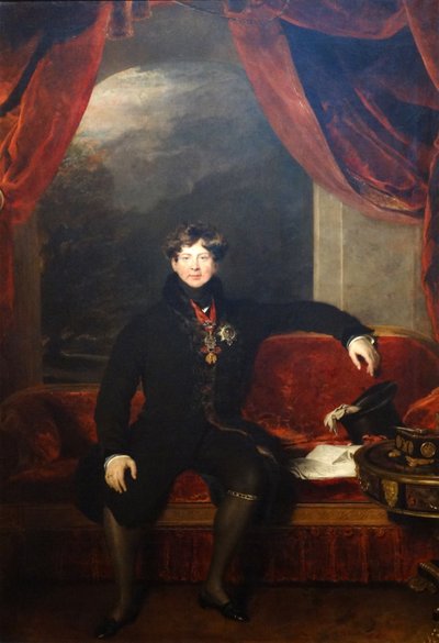 Portrét krále Jiřího IV od Thomas Lawrence