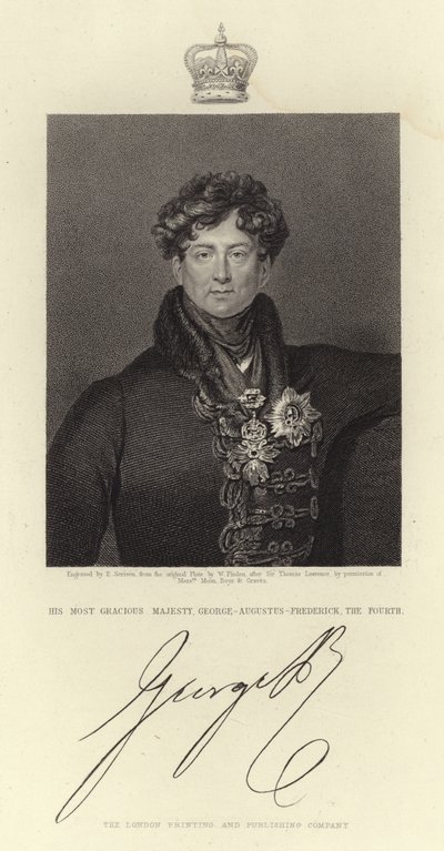 Portrét krále Jiřího IV. od Thomas Lawrence