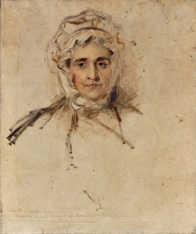 Portrét Lucy Lawrence, umělcovy matky, skica od Thomas Lawrence