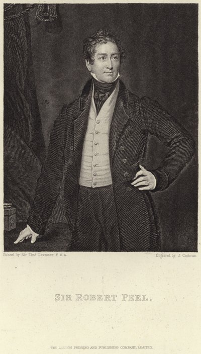 Portrét sira Roberta Peela od Thomas Lawrence