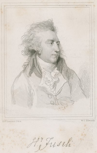 Portrét švýcarského malíře Henryho Fuseliho od Thomas Lawrence