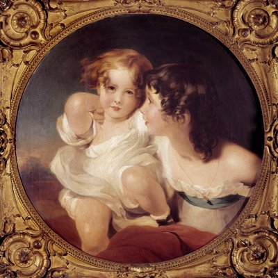 Portrét dětí Calmady Malba Thomase Lawrence (1769-1830) Paříž 19. století, Musee Cognacq Jay. od Thomas Lawrence