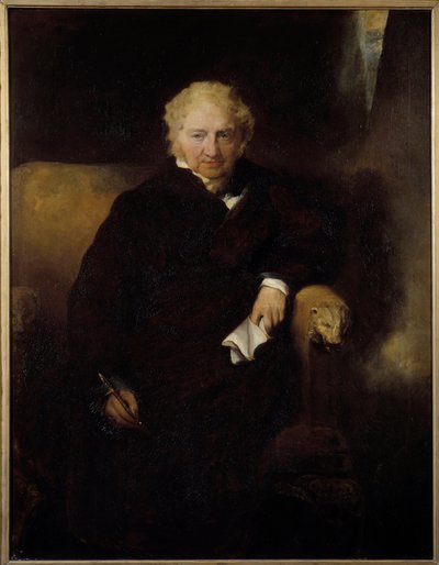 Portrét malíře Henriho Fussliho (nebo Fuseliho) (1741-1825) Obraz Sira Thomase Lawrence (1769-1830) 19. století Sun. 1042x1,09 m Bayonne, Musee Bonnat od Thomas Lawrence