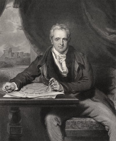 Sir Jeffry Wyatville, vyrytý H. Robinsonem, z 