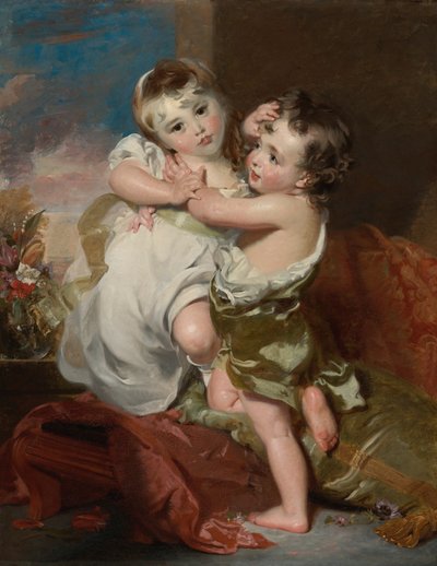 Nabízený polibek. od Thomas Lawrence