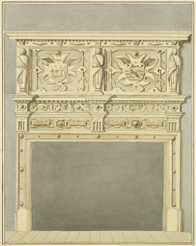 Komín u pana Charlese Thomase od Thomas Leeson the Elder Rowbotham