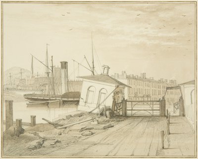 Subsidence Toll House, na Prince Street Bridge, 1828 od Thomas Leeson the Elder Rowbotham