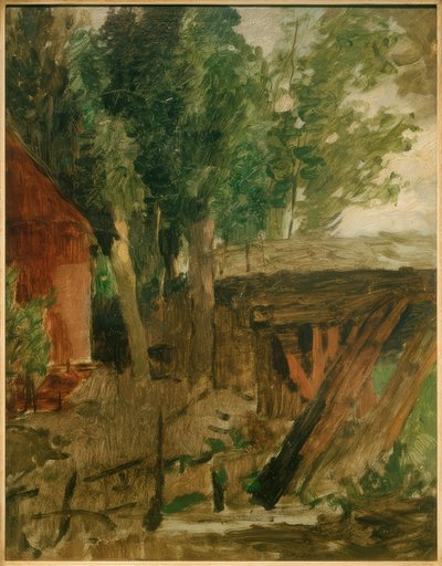 Starý vodní mlýn od Thomas Ludwig Herbst
