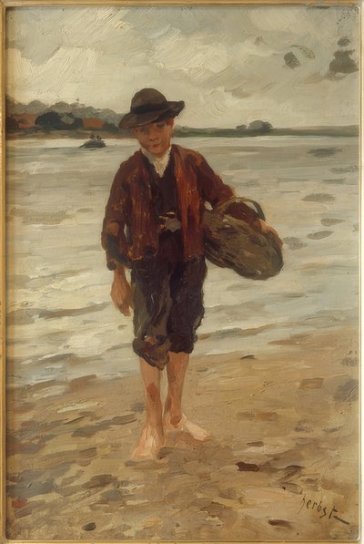 Chlapec Fisher od Thomas Ludwig Herbst