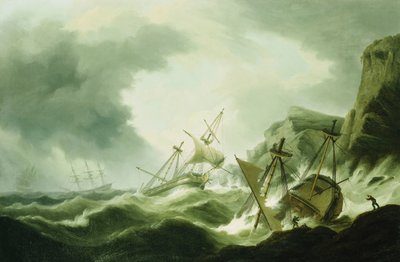 ztroskotání, od Thomas Luny