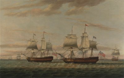 Indián a dvoupatrový Hove, prý Thomas Dumar, Esq. v H.M. Loď 