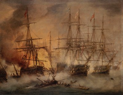 Bitva u Navarina, 20. října 1827 od Thomas Luny