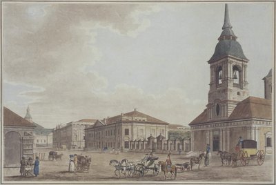 Liteyny Avenue v Petrohradě, 1790 od Thomas Malton the Elder