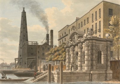York Water Gate od Thomas Malton the Younger