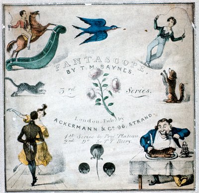 Brožura s pokyny pro Fantascope, 1833. od Thomas Mann Baynes