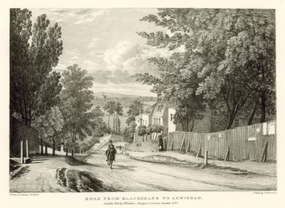 Silnice z Blackheath do Lewisham, Londýn od Thomas Mann Baynes