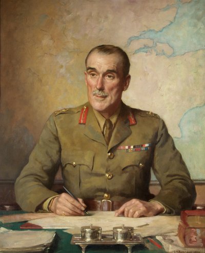 Brigádní generál John Hay Beith (krycí jméno: Ian Hay) (olej na plátně) od Thomas Martine Ronaldson