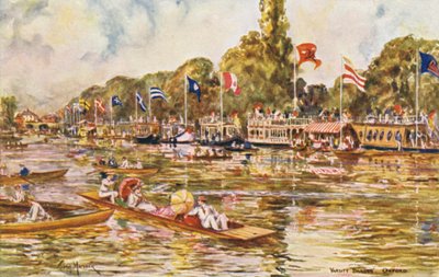 Řeka Temže: (barevná litografie) od Thomas Maybank