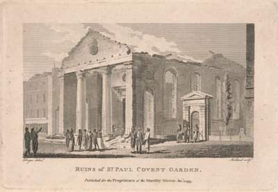 Ruiny St. Paul Covent Garden od Thomas Medland