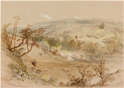 Na North Tyne naproti Acomb High Barns (bodycolor) od Thomas Miles II Richardson