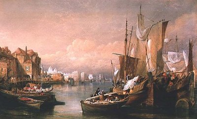 Temže v Greenwichi od Thomas Miles Richardson