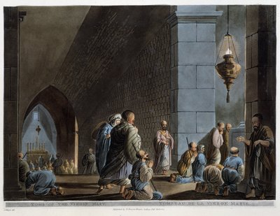 Hrob Panny Marie. V "" Pohledy v Egyptě " od Thomas Milton