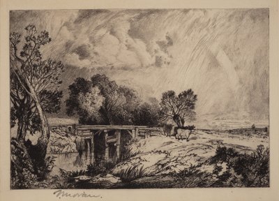 Venkovský most od Thomas Moran