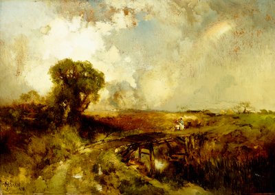 Letní sprcha, 1878 od Thomas Moran
