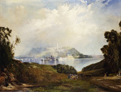 Pohled na Fairmont Waterworks, Philadelphia, od Thomas Moran