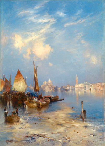 Pohled na Benátky, 1891. od Thomas Moran