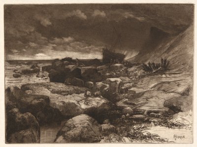 Vrak od Thomas Moran