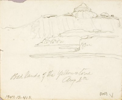 Zlé země Yellowstonu od Thomas Moran